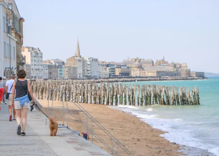 Lostra 2 - Appartement Avec Mezzanine, Front De Mer A Cancale Sur Le Port De La Houle