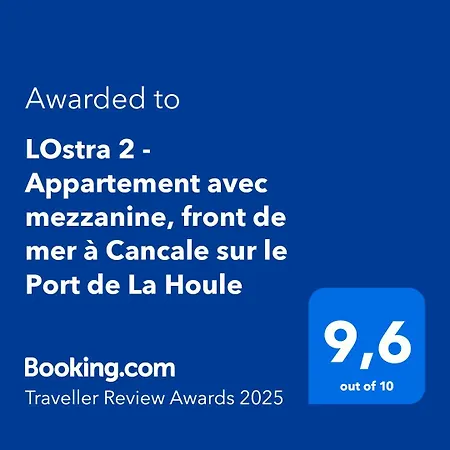Lostra 2 - Appartement Avec Mezzanine, Front De Mer A Cancale Sur Le Port De La Houle Exterior photo